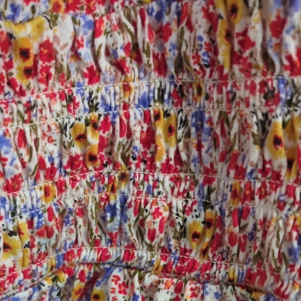 LOFT Multicolor Floral‎ Blouse